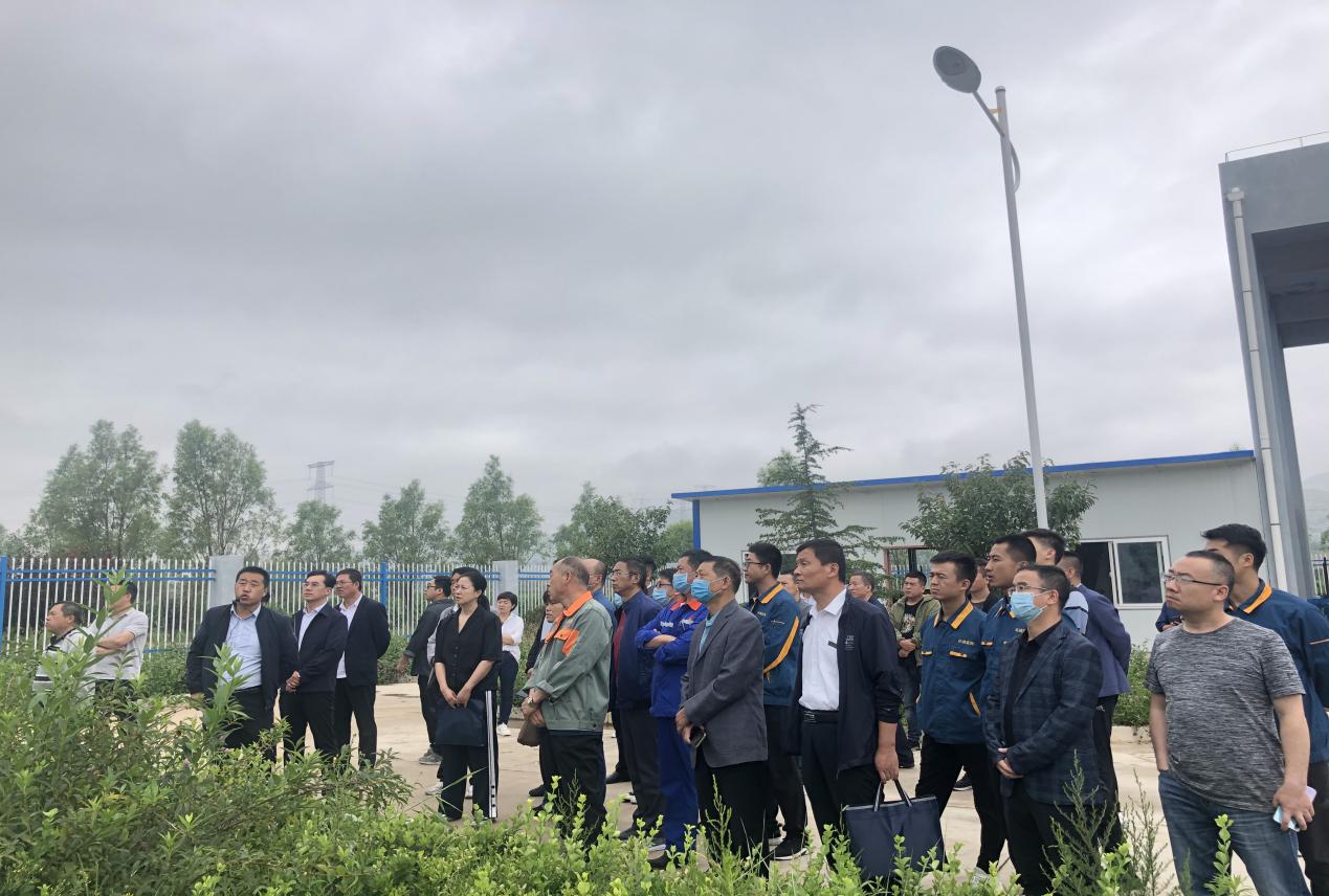 园区管委会副主任何浩强一行参观 开云登陆入口泓源城东污水处理公司(图2)